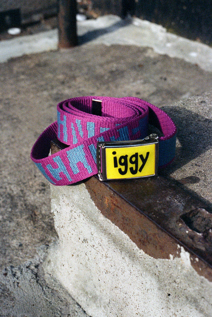 iggy NYC This Close To Falling Apart Belt | Purple & Blue – Dropouts