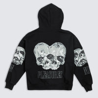 PLEASURES Double Skull Hoodie