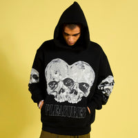 PLEASURES Double Skull Hoodie