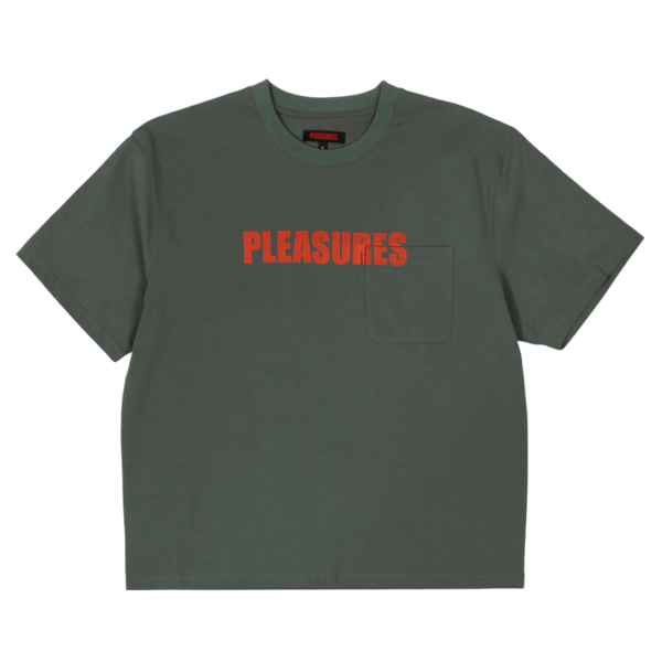 PLEASURES Impact Pocket Heavyweight Tee