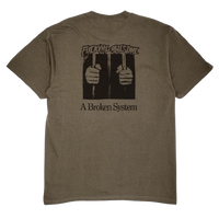 Fucking Awesome A Broken System Tee [Olive]