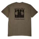 Fucking Awesome A Broken System Tee [Olive]