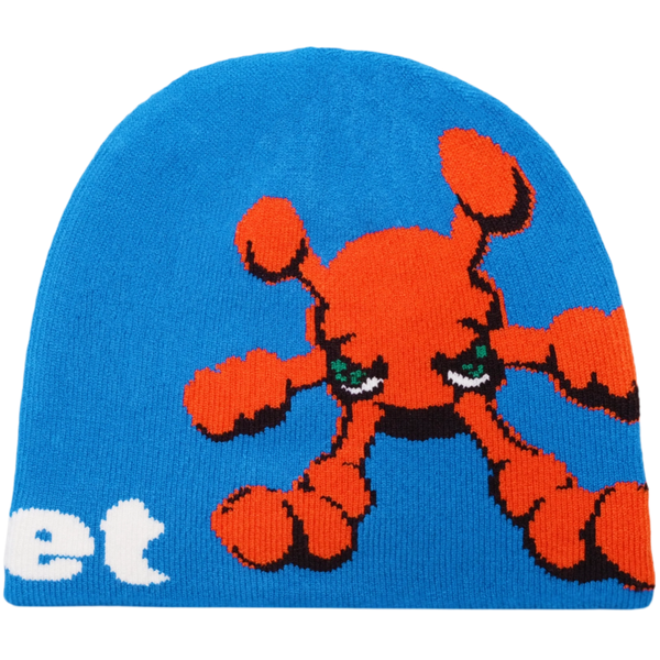 Carpet Bacteria Reversible Beanie | Blue