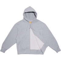 Carpet Big C-Star Double Zip Hood | Heather Grey