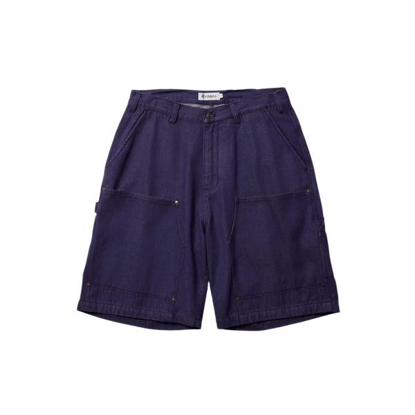 Evisen Coloured Denim Work Shorts | Purple