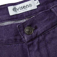 Evisen Coloured Denim Work Shorts | Black