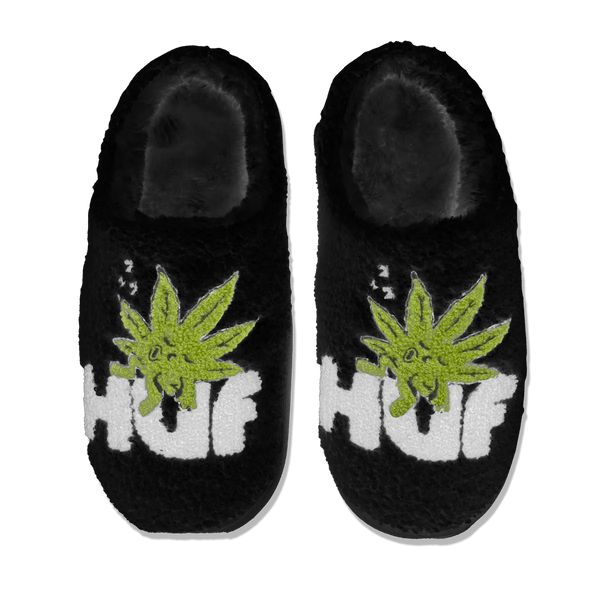 HUF Fuzzy Slipper [Black]