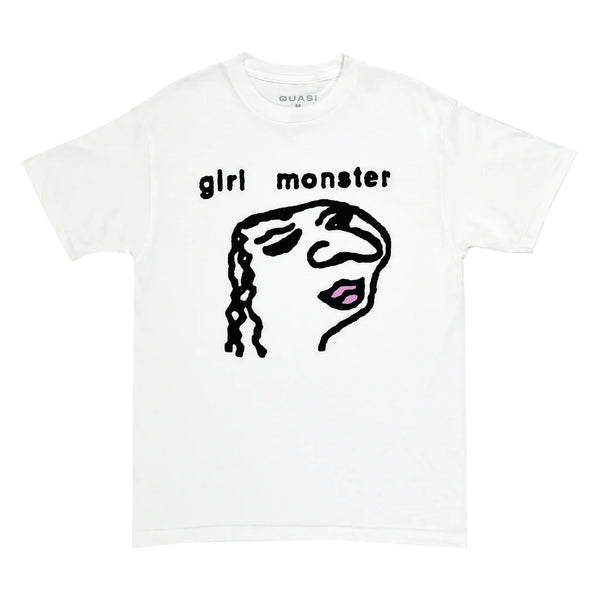 Quasi Girl Monster Tee | White