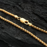 Tachibana.co Gold Box Chain Necklace