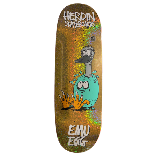 HEROIN Emu Egg Gold Foil Deck | 10