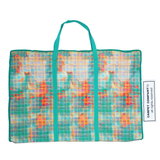 Carpet Plaid XXXL Tote Bag [Green]