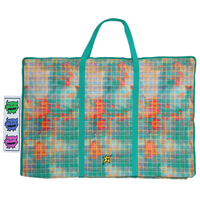 Carpet Plaid XXXL Tote Bag [Green]