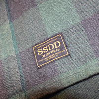 FUCT SSDD Flannel Button Long Sleeve Shirt [Green Plaid]