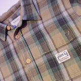 FUCT SSDD Flannel Button Long Sleeve Shirt [Beige Plaid]