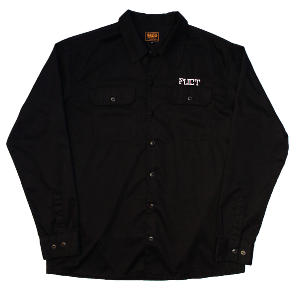 FUCT SSDD Button Long Sleeve Shirt [Black]