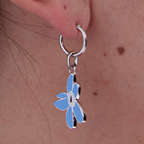 PAM Lunacy Warped Gesture Earring [Powder Blue]