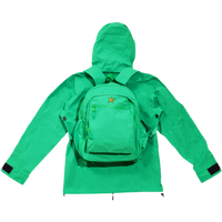 Carpet Bookbag Rain Jacket | Green