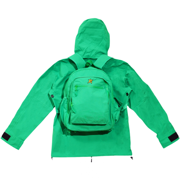 Carpet Bookbag Rain Jacket | Green