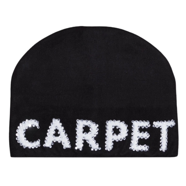 Carpet Rhinestone Beanie [Black]