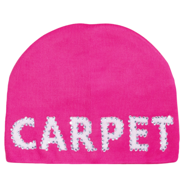 Carpet Rhinestone Beanie [Hot Pink]