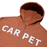 Carpet Rhinestone Double Zip Hoodie