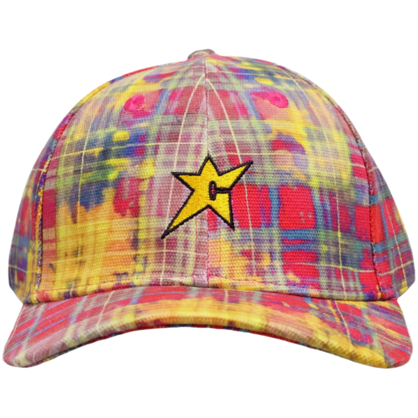 Carpet C-Star Plaid Cap [Red]