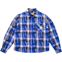 Carpet Tattered Flannel [Blue]