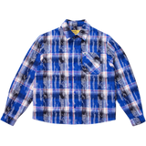 Carpet Tattered Flannel [Blue]