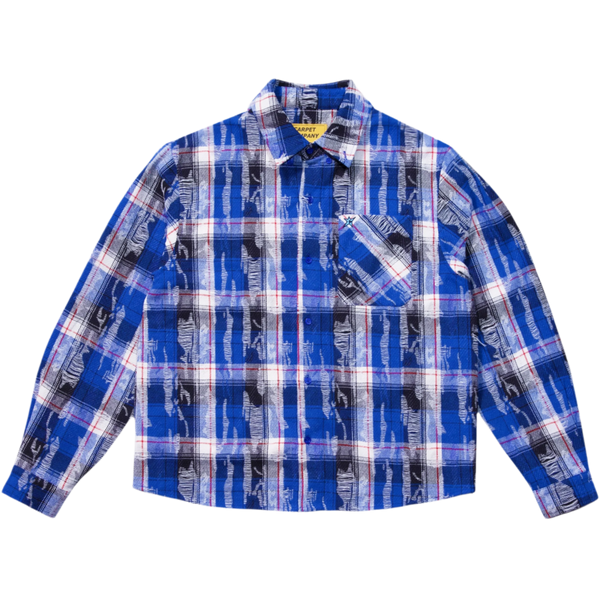 Carpet Tattered Flannel [Blue]