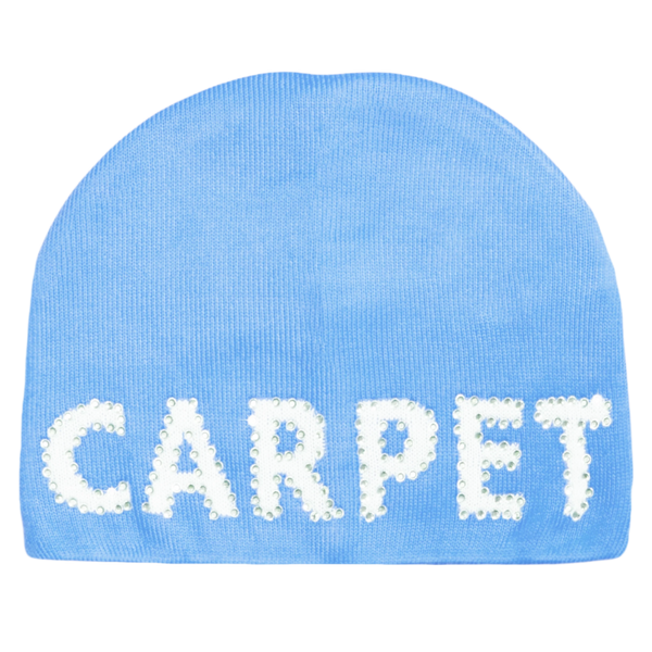 Carpet Rhinestone Beanie [Carolina Blue]