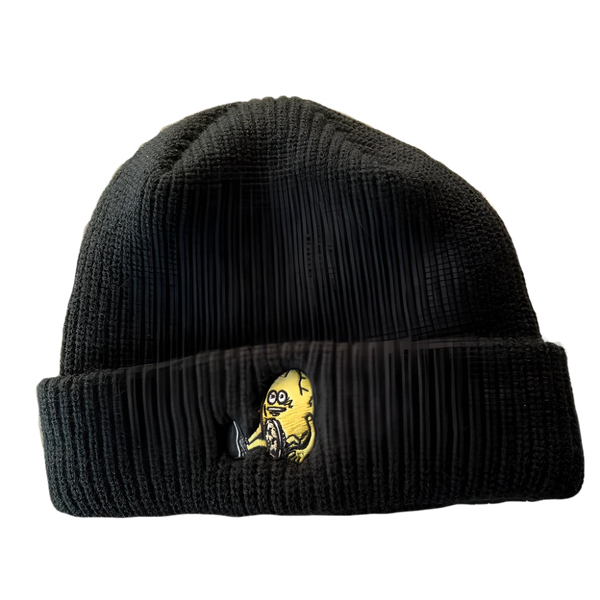 HEROIN Egg Beanie Black