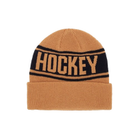 HOCKEY Stripe Beanie | Mustard