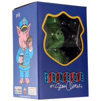 StrangeLove Pig / Green Glow / Vinyl Toy - Signed