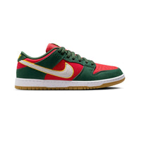 Nike SB Dunk Low Pro Prm "Seattle Supersonics" [Fir/Fire Red]