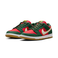 Nike SB Dunk Low Pro Prm "Seattle Supersonics" [Fir/Fire Red]