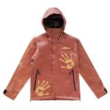 CARPET Thermal Head Reactive Rain Jacket [Brown/Yellow]